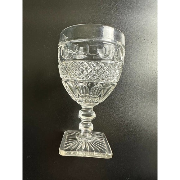 Charming Vintage 1960s Clear Glass Goblets (Set of 3) Park Lane By Colony Glass - Picture 5 of 11